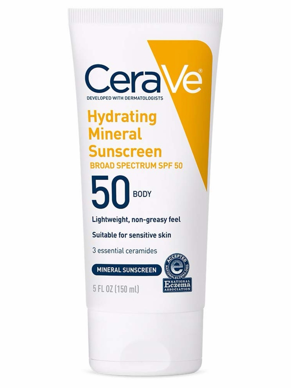 CeraVe Hydrating Mineral Sunscreen SPF 50 - 5 fl oz